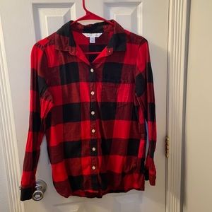 Red and black flannel